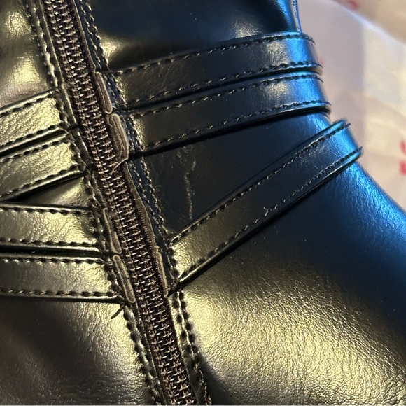 2-Tone Tall Riding-Style Boots - Picture 13 of 16